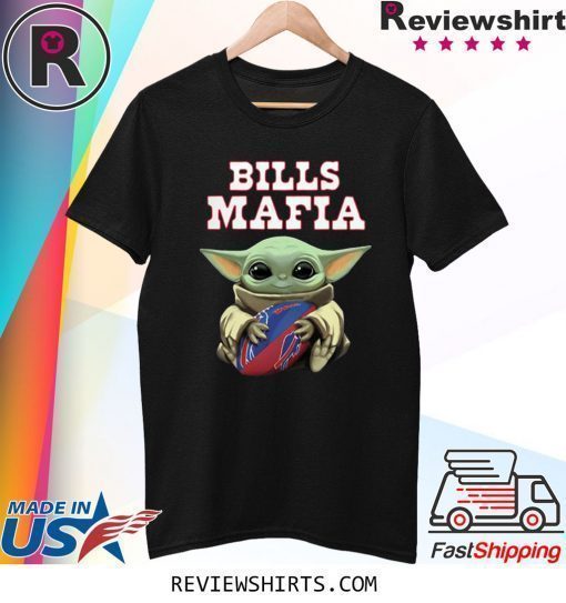 Baby Yoda Hug Bills Mafla Shirt