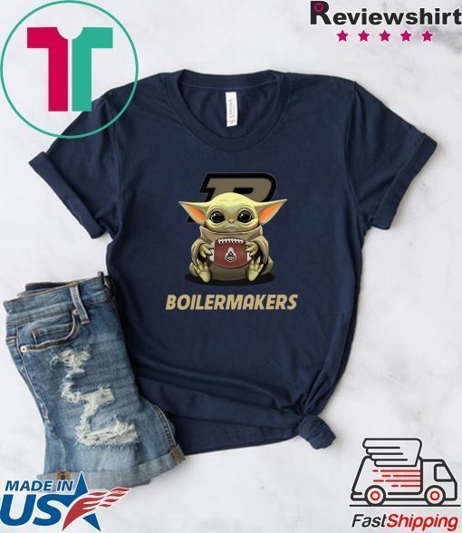 Baby Yoda Hug Boilermakers Shirt