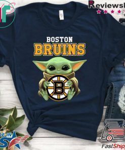 Baby Yoda Hug Boston Bruins Shirt