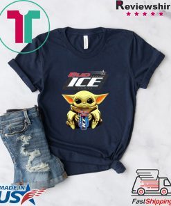 Baby Yoda Hug Bud Ice Beer Shirt