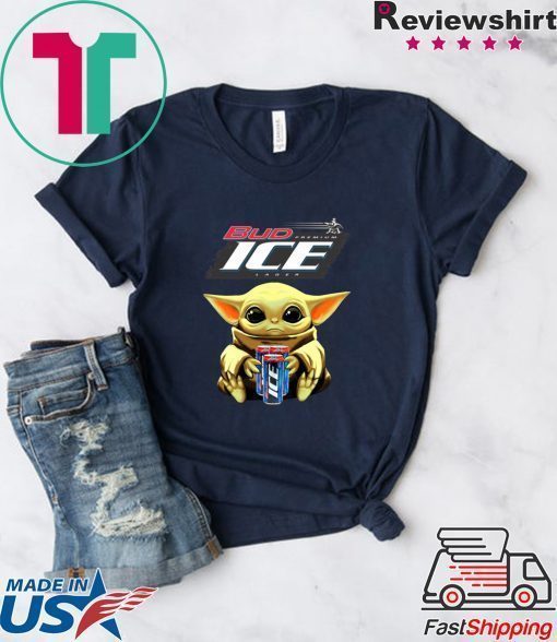 Baby Yoda Hug Bud Ice Beer Shirt