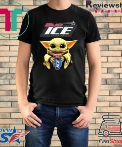 Baby Yoda Hug Bud Ice Beer Shirt