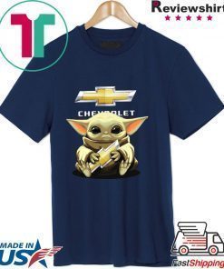 Baby Yoda Hug Chevrolet Shirt