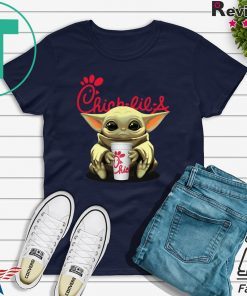 Baby Yoda Hug Chick-Fil-A Shirt