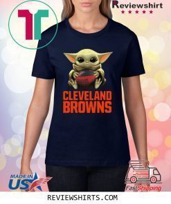 Baby Yoda Hug Cleveland Browns Shirt