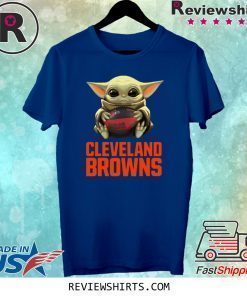 Baby Yoda Hug Cleveland Browns Shirt