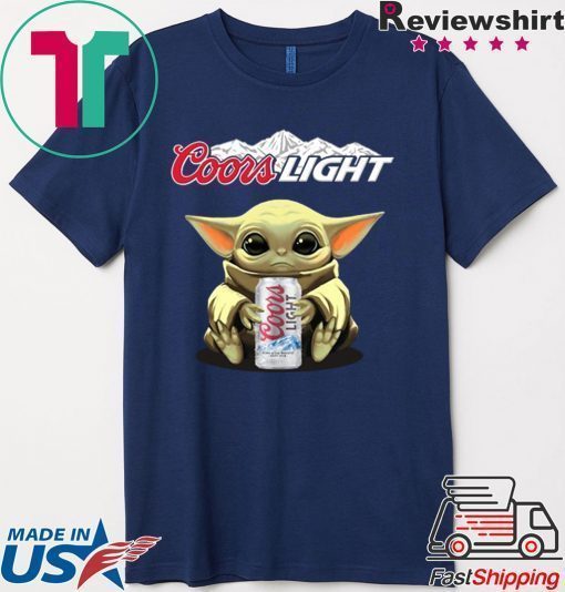 Baby Yoda Hug Coors Light Shirt