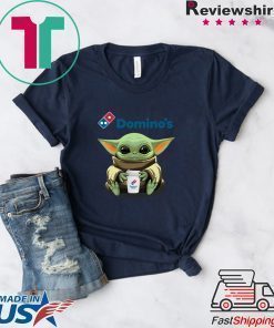 Baby Yoda Hug Domino’s Shirt