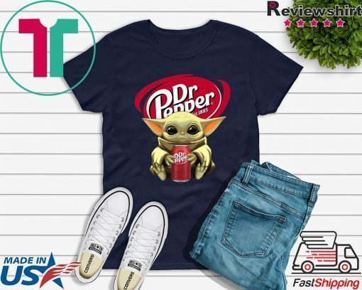 Baby Yoda Hug Dr Pepper 1985 Shirt