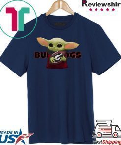 Baby Yoda Hug Georgia Bulldogs Shirts