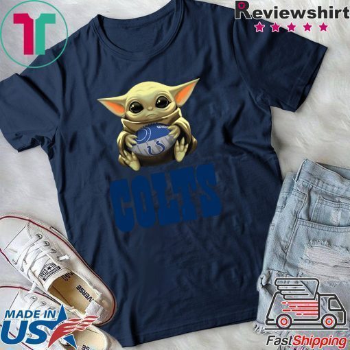 Baby Yoda Hug Indianapolis Colts Shirt