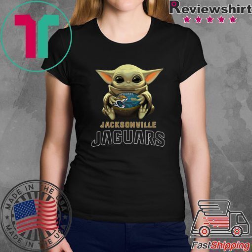 Baby Yoda Hug Jacksonville Jaguars T-Shirt