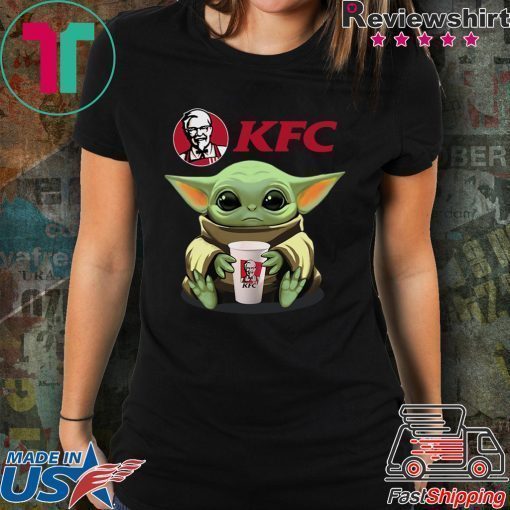 Baby Yoda Hug KFC shirt