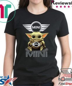 Baby Yoda Hug MINI BMW Star Wars shirt