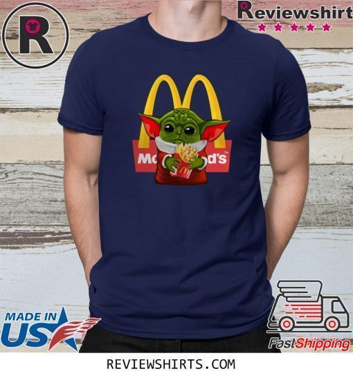 Baby Yoda Hug McDonald's Shirt