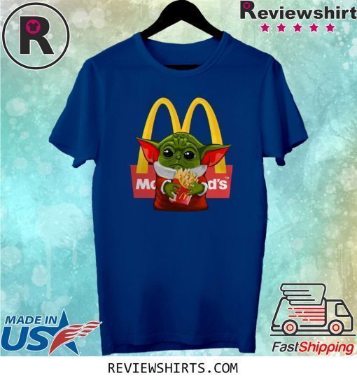 Baby Yoda Hug McDonald's Shirt