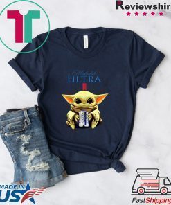 Baby Yoda Hug Michelob Ultra Beer Shirt