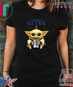 Baby Yoda Hug Michelob Ultra Beer Shirt