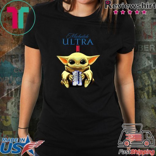 Baby Yoda Hug Michelob Ultra Beer Shirt