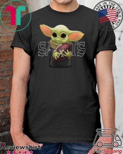 Baby Yoda Hug New Orleans Saints Shirt