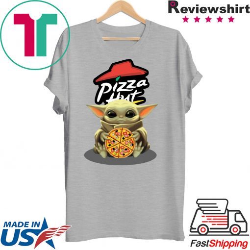 Baby Yoda Hug Pizza Hut Shirt