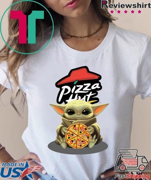 Baby Yoda Hug Pizza Hut Shirt