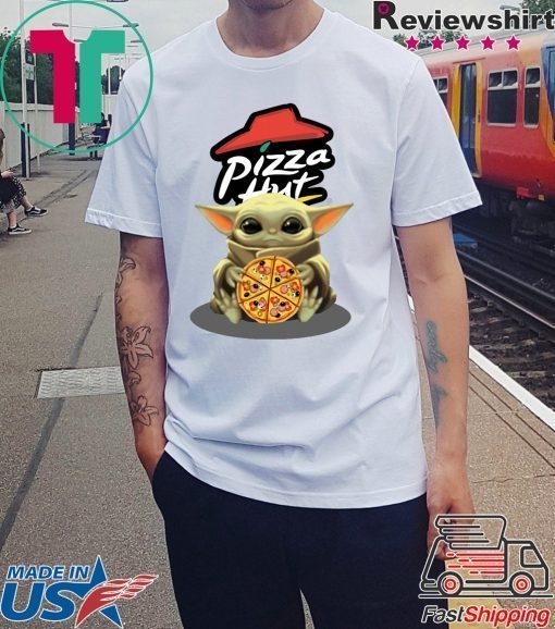 Baby Yoda Hug Pizza Hut Shirt