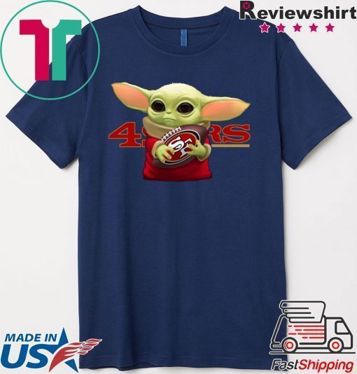 Baby Yoda Hug San Francisco 49ers Shirt