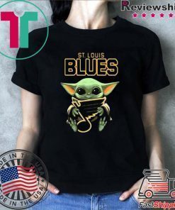 Baby Yoda Hug St Louis Blues Star Wars shirt