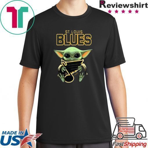 Baby Yoda Hug St Louis Blues Star Wars shirt