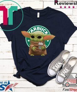 Baby Yoda Hug Starbuck Coffee Shirt