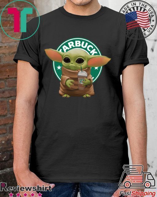 Baby Yoda Hug Starbuck Coffee Shirt