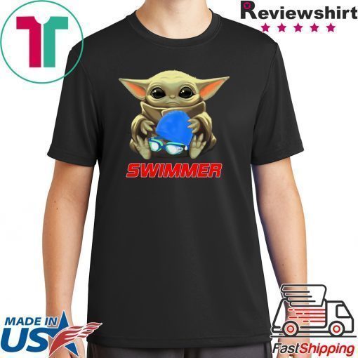 Baby Yoda Hug Swimmer Shirt