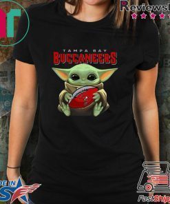 Baby Yoda Hug Tampa Bay Buccaneers Star Wars Mandalorian Shirt