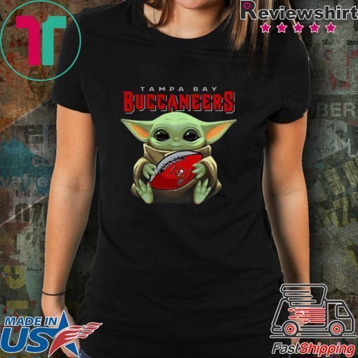 Baby Yoda Hug Tampa Bay Buccaneers Star Wars Mandalorian Shirt