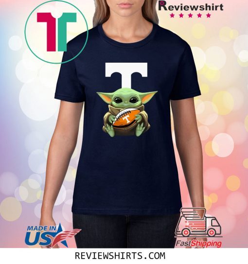 Baby Yoda Hug Tennessee Volunteers Shirt