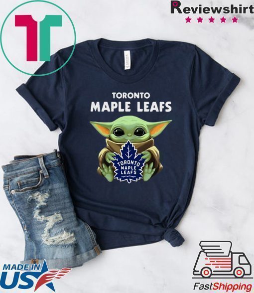 Baby Yoda Hug Toronto Maple Leafs shirt