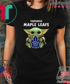 Baby Yoda Hug Toronto Maple Leafs shirt