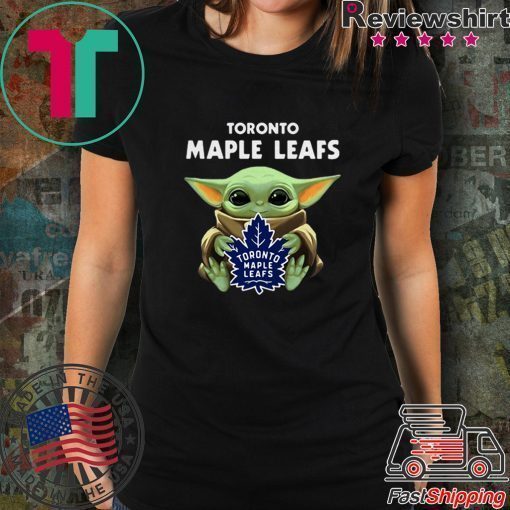 Baby Yoda Hug Toronto Maple Leafs shirt