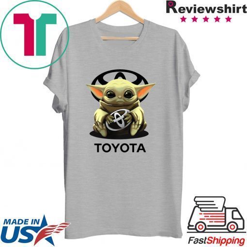 Baby Yoda Hug Toyota Tee Shirt