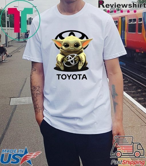 Baby Yoda Hug Toyota Tee Shirt