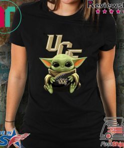 Baby Yoda Hug Ucf Knights Shirt