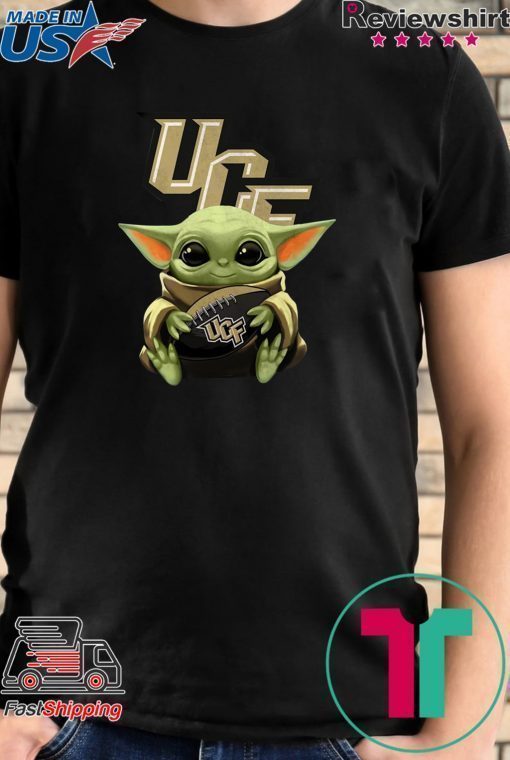 Baby Yoda Hug Ucf Knights Shirt