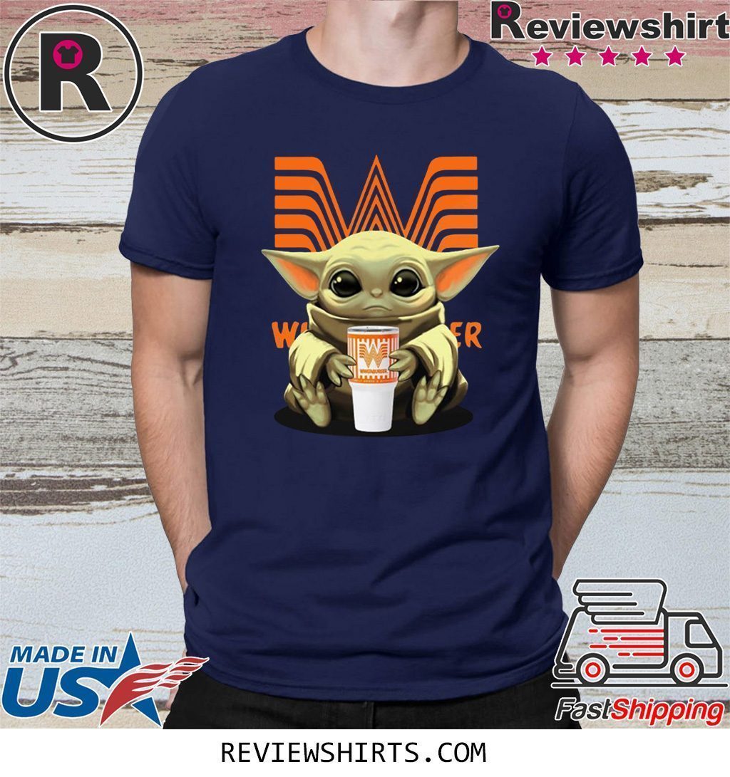 Baby Yoda Hug Whataburger T-Shirt