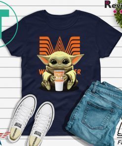 Baby Yoda Hug Whataburger Shirt