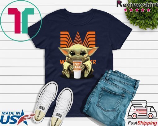 Baby Yoda Hug Whataburger Shirt