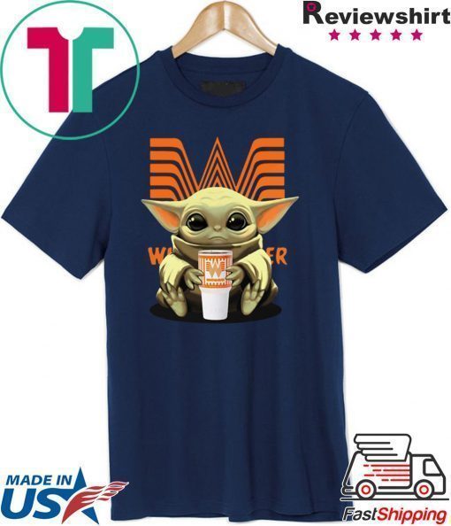 Baby Yoda Hug Whataburger Offcial T-Shirt