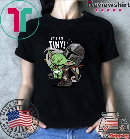 Baby Yoda It’s So Tiny The The Mandalorian Bounty Hunter Shirt