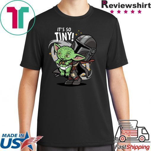 Baby Yoda It’s So Tiny The The Mandalorian Bounty Hunter Shirt