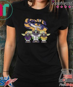 Baby Yoda LSU Tigers shirt